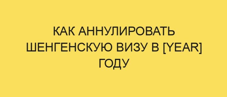kak annulirovat shengenskuyu vizu v year godu 549