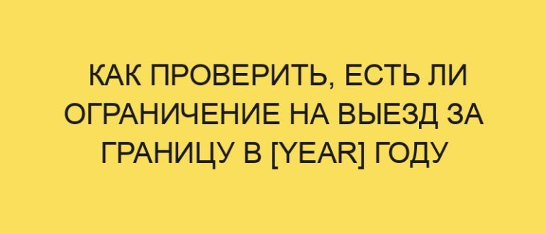 kak proverit est li ogranichenie na vyezd za granitsu v year godu 733