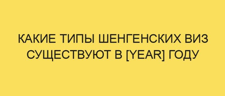 kakie tipy shengenskih viz suschestvuyut v year godu 1890