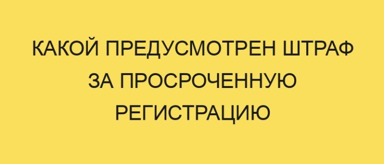 kakoy predusmotren shtraf za prosrochennuyu registratsiyu inostrantsa v year godu 870