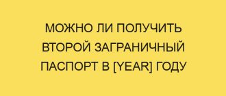 mozhno li poluchit vtoroy zagranichnyy pasport v year godu 188