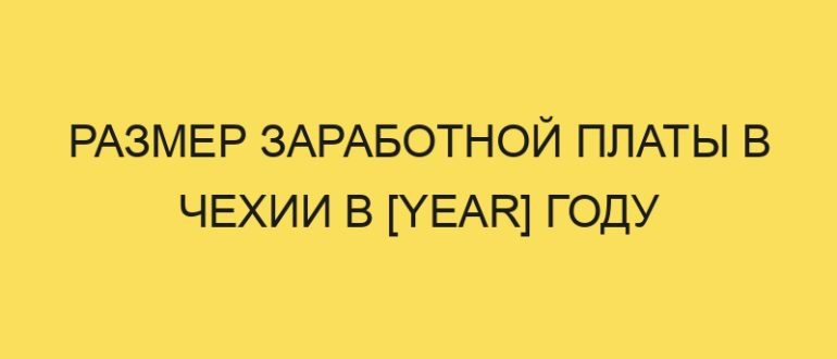 razmer zarabotnoy platy v chehii v year godu 4012